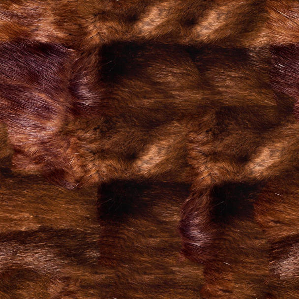 Textura sin costuras, patrón. piel de visón. abrigo de piel para fabricación
 - Foto, Imagen