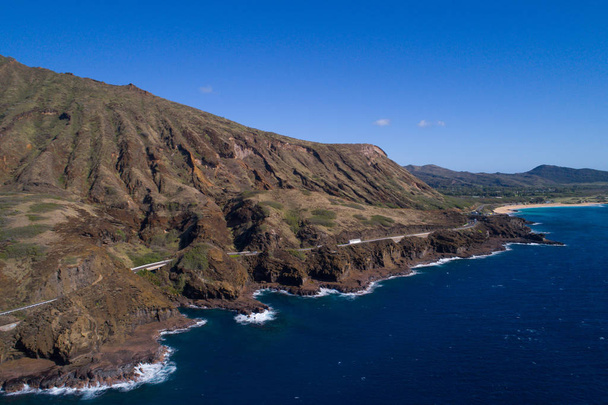 Luchtfoto foto van Oahu-Hawaï - Foto, afbeelding