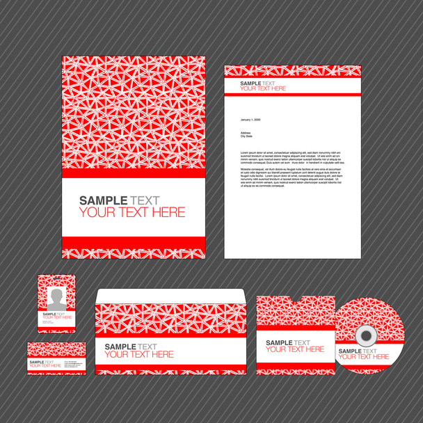 Business identity template. - Vector, afbeelding