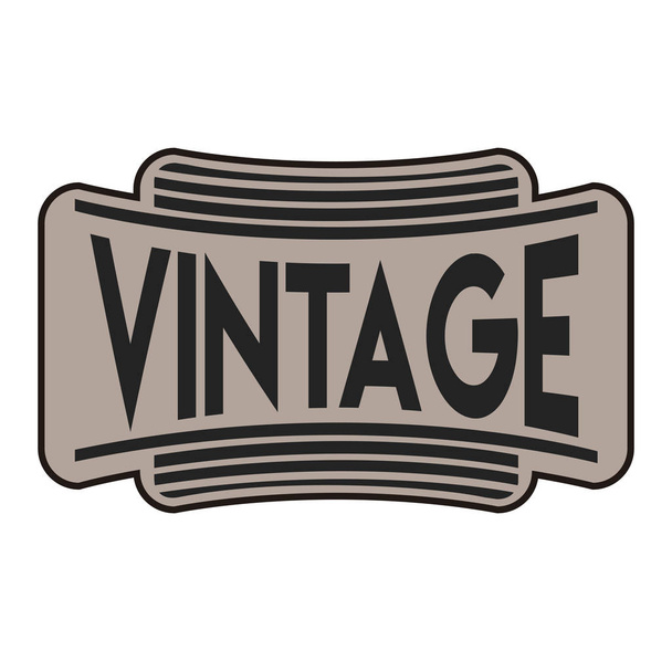 Isolated vintage label - Vektor, obrázek