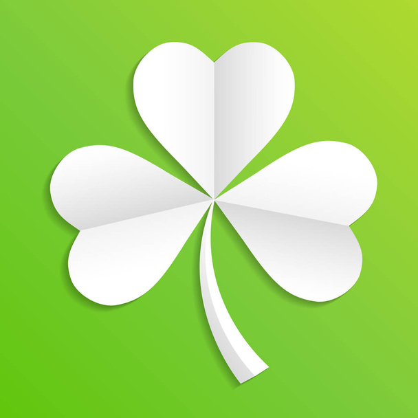 El trébol irlandés deja un fondo para el Feliz Día de San Patricio. EPS 10
. - Vector, Imagen