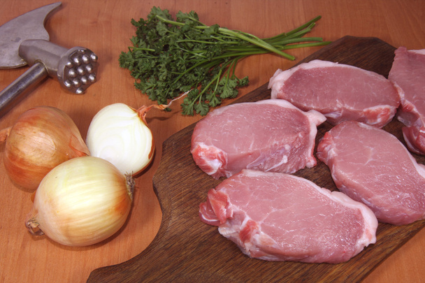 Мясо стейки
 - Фото, изображение