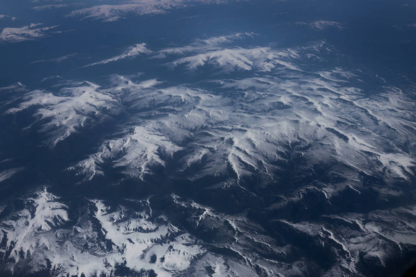 Snow-capped mountains. - Zdjęcie, obraz