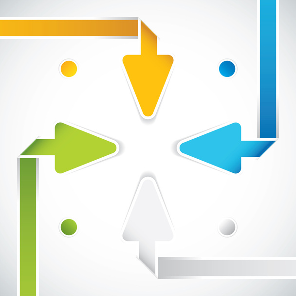 Presentation Template.Business arrows - Vector, Image