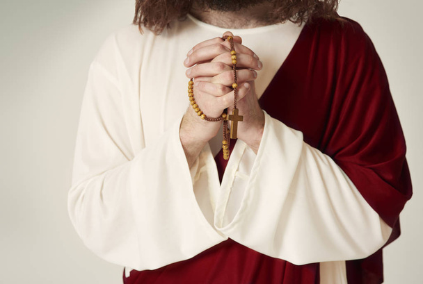 Jézus Krisztus imádkozni - Fotó, kép