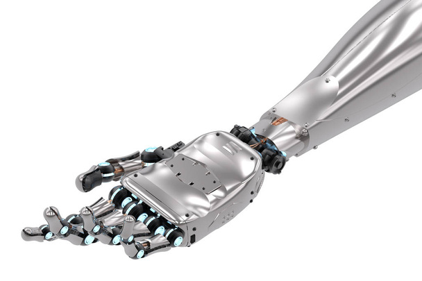 роботизована рука з відкритою долонею
 - Фото, зображення