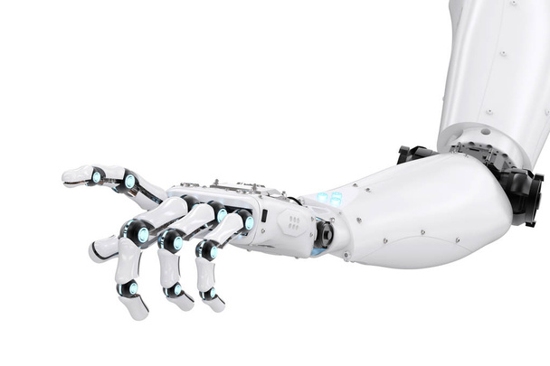 Mão robótica apontando
 - Foto, Imagem