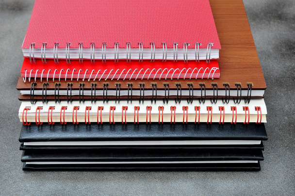 Felhalmozott elegáns notebook - Fotó, kép