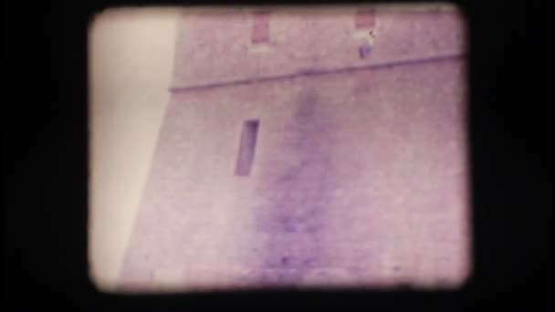 Vintage 8 mm. kıyı gözetleme kulesi - Video, Çekim