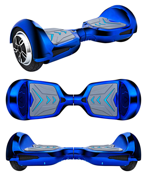 Blue hover board - Photo, Image
