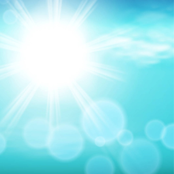 Sunny day background - Vector, Image
