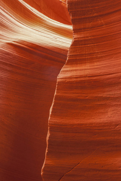Lower Antelope Canyon zandsteen closeup - Foto, afbeelding