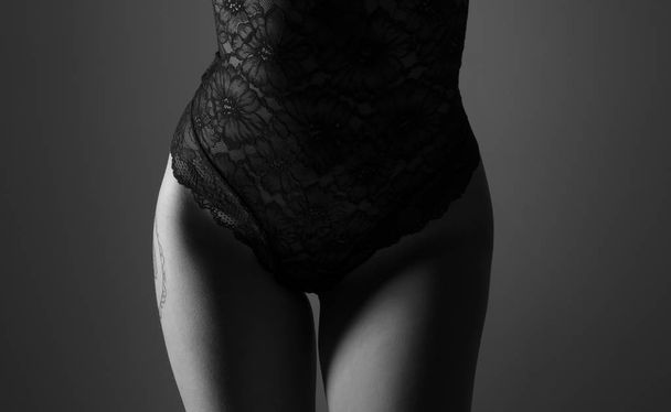 Sexy brunette young girl in lingerie - Fotografie, Obrázek