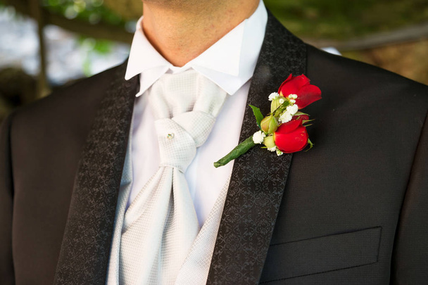 Groom  black tuxedo - Photo, Image