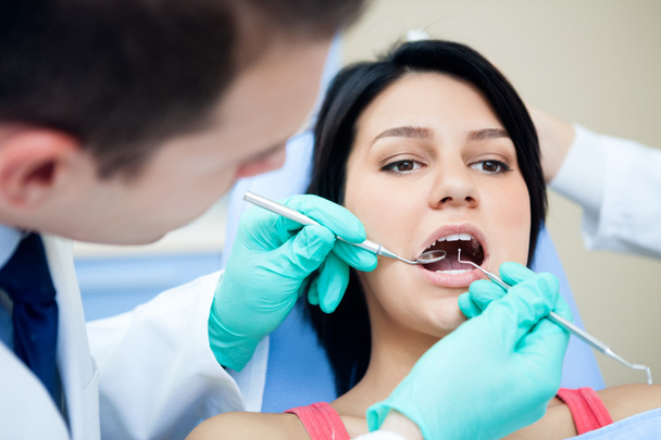Обследование зубов
 - Фото, изображение