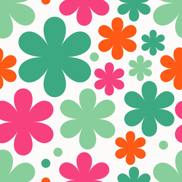 Seamless floral background. Print. Cloth design, wallpaper. - Vetor, Imagem