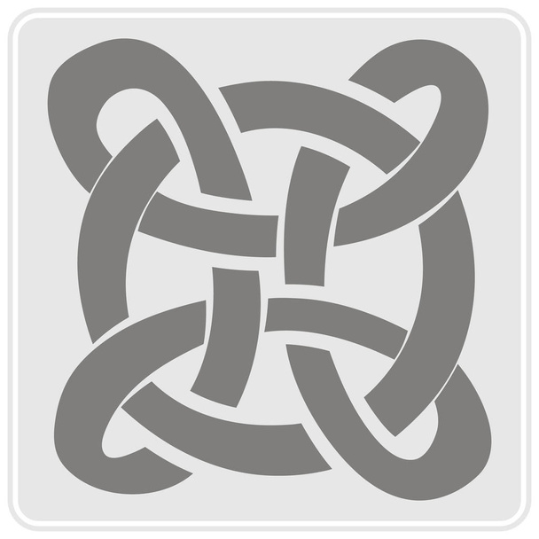 монохромна ікона з кельтським мистецтвом та етнічними орнаментами
  - Вектор, зображення