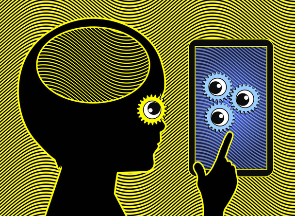 Telefonów komórkowych wpływa na mózg - Zdjęcie, obraz