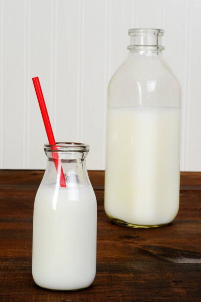 macro glass of fresh milk - Foto, imagen