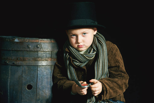 Retro portrait of a boy - Φωτογραφία, εικόνα