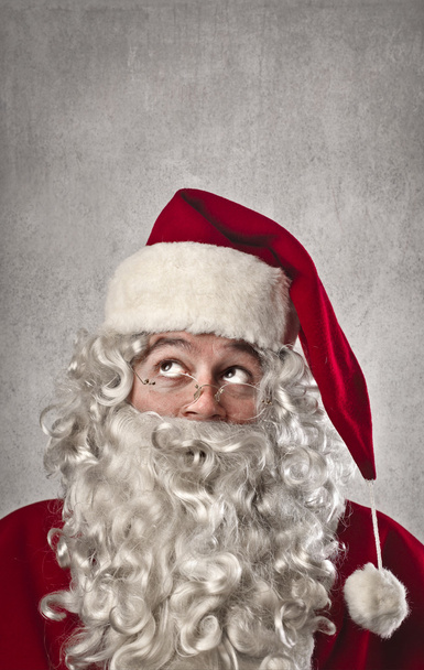 Thoughtful Santa Claus - Valokuva, kuva