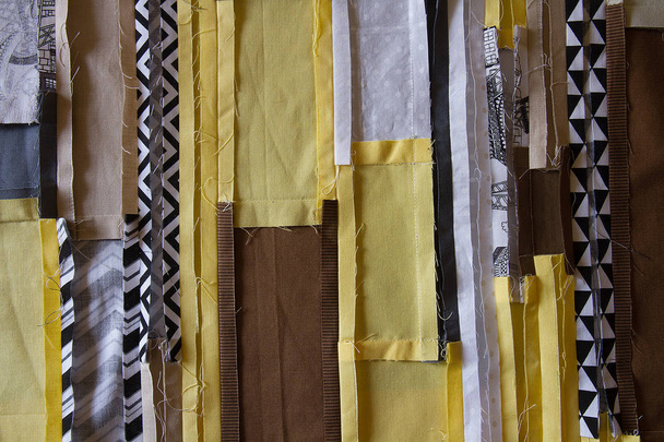 Backside of the quilting layer - Zdjęcie, obraz