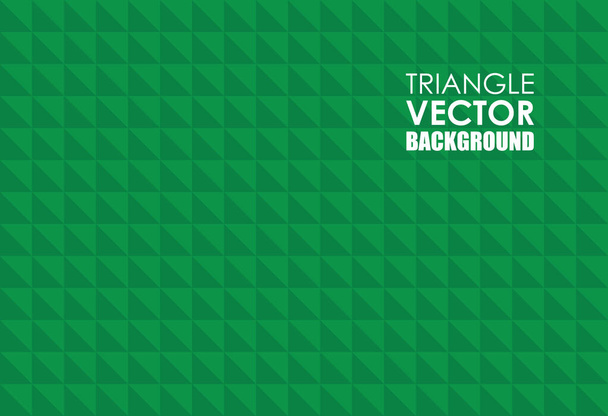 green triangle background - Vector, Image
