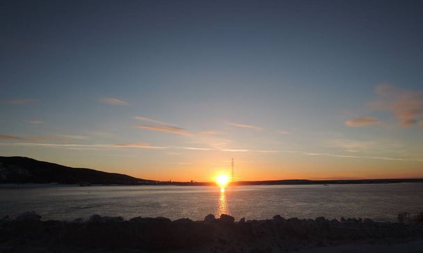 Sunset in Siberia - Foto, Bild
