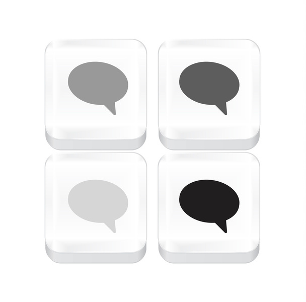 Vector chat button - Vector, Image