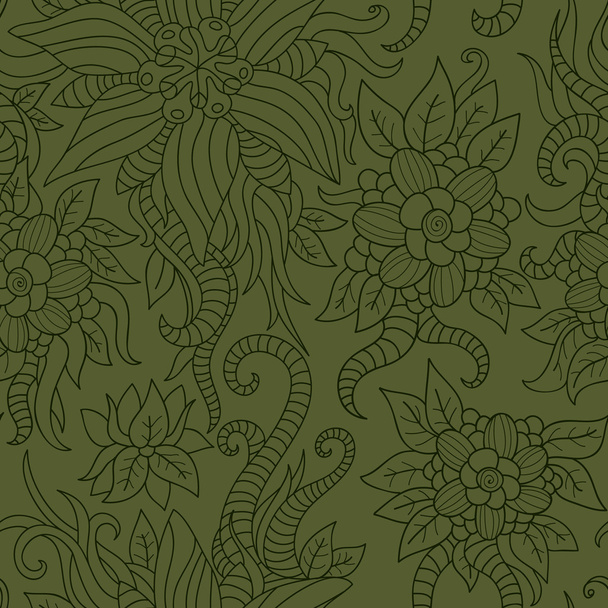 ročník textury s květinovým vzorem - Vektor, obrázek