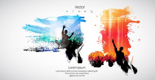 Ілюстрація плакат партії
  - Вектор, зображення