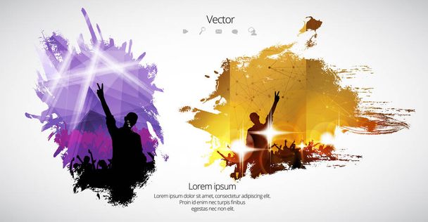 Иллюстрация партийных плакатов
  - Вектор,изображение