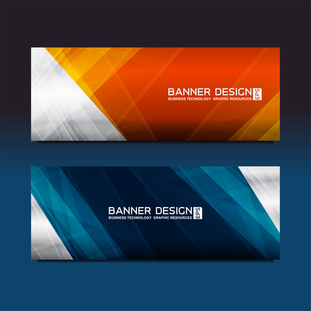 Business Banner Background - Vector, Imagen