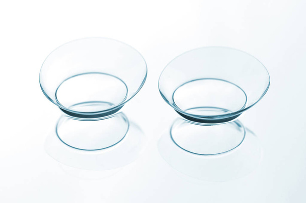Two contact lenses - Фото, изображение