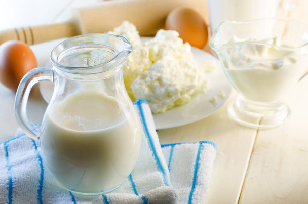 milk and milk products - Photo, Image