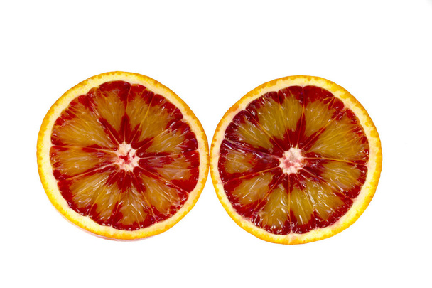 Siciliaanse oranje helften - Foto, afbeelding