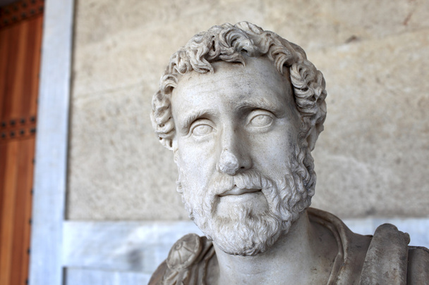 Sculpture of Roman emperor Antoninus Pius - Foto, Imagen