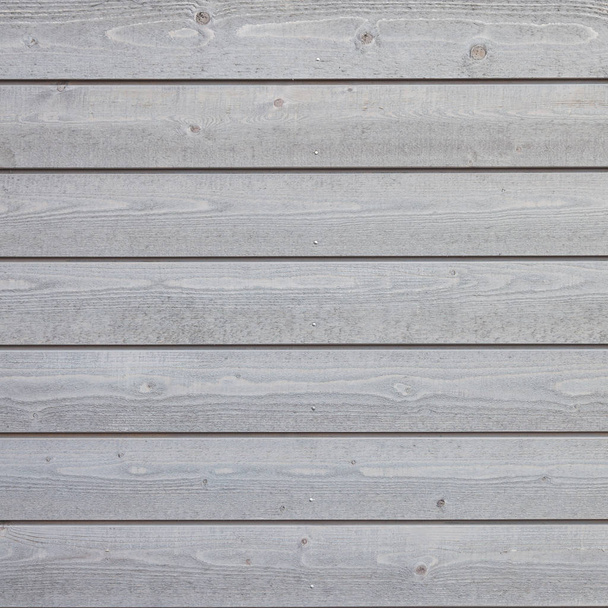 vierkante deel van horizontale planken met licht grijze verf - Foto, afbeelding