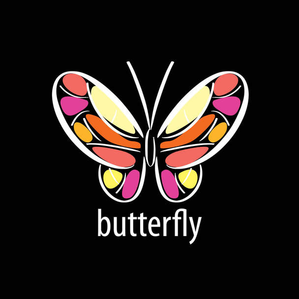 vector butterfly logo - Vetor, Imagem