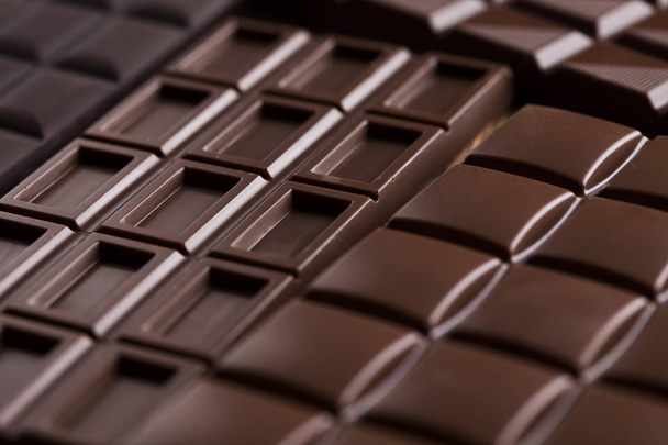 Zelfgemaakte chocoladerepen - Foto, afbeelding