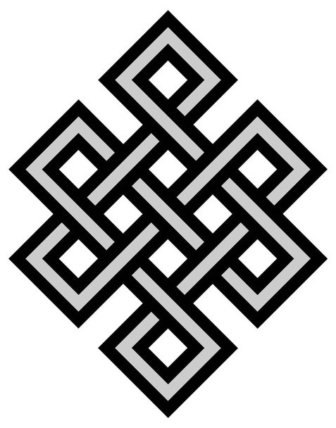 Symbole de noeud tibétain
 - Photo, image