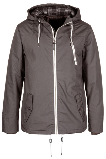 Warm grey jacket with hood - Photo, Image