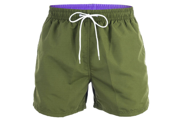 Pantaloncini da uomo verdi per nuotare
  - Foto, immagini