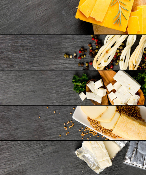 Cheese Mix Stripes - Photo, Image