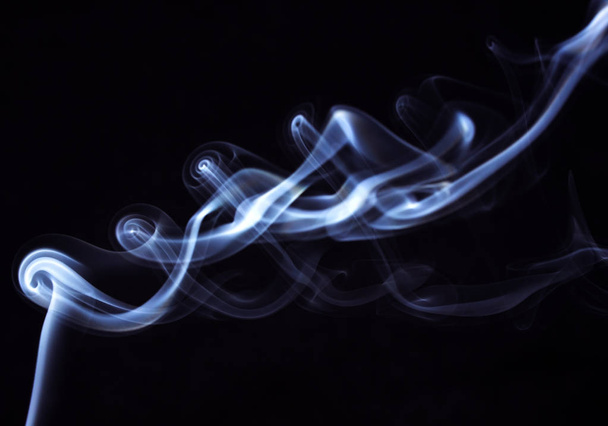 smoke on a black background - Foto, Bild