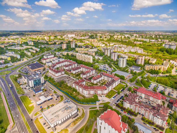 Lublin de l'air. District Czuby à partir de l'air
. - Photo, image