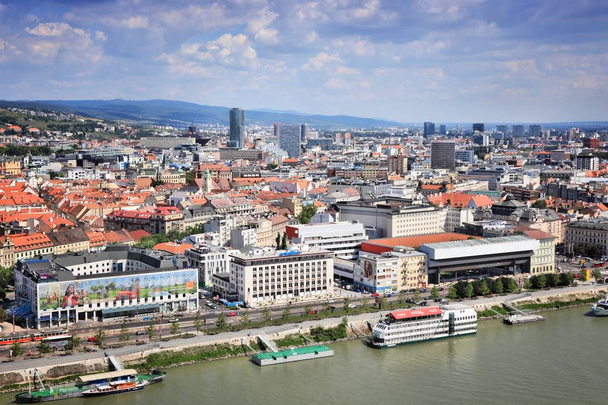 Bratislava aerial view - Fotoğraf, Görsel
