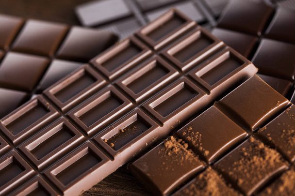 homemade chocolate bars  - Zdjęcie, obraz