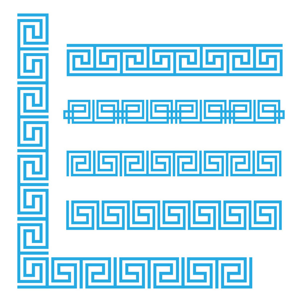 Векторное греческое украшение. Греческий орнамент
 - Вектор,изображение