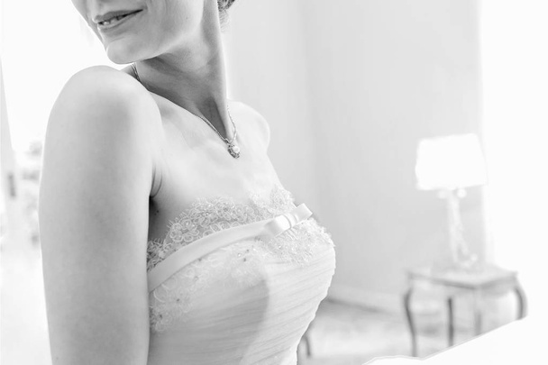 nevěsta náhrdelník krásné perly - Fotografie, Obrázek
